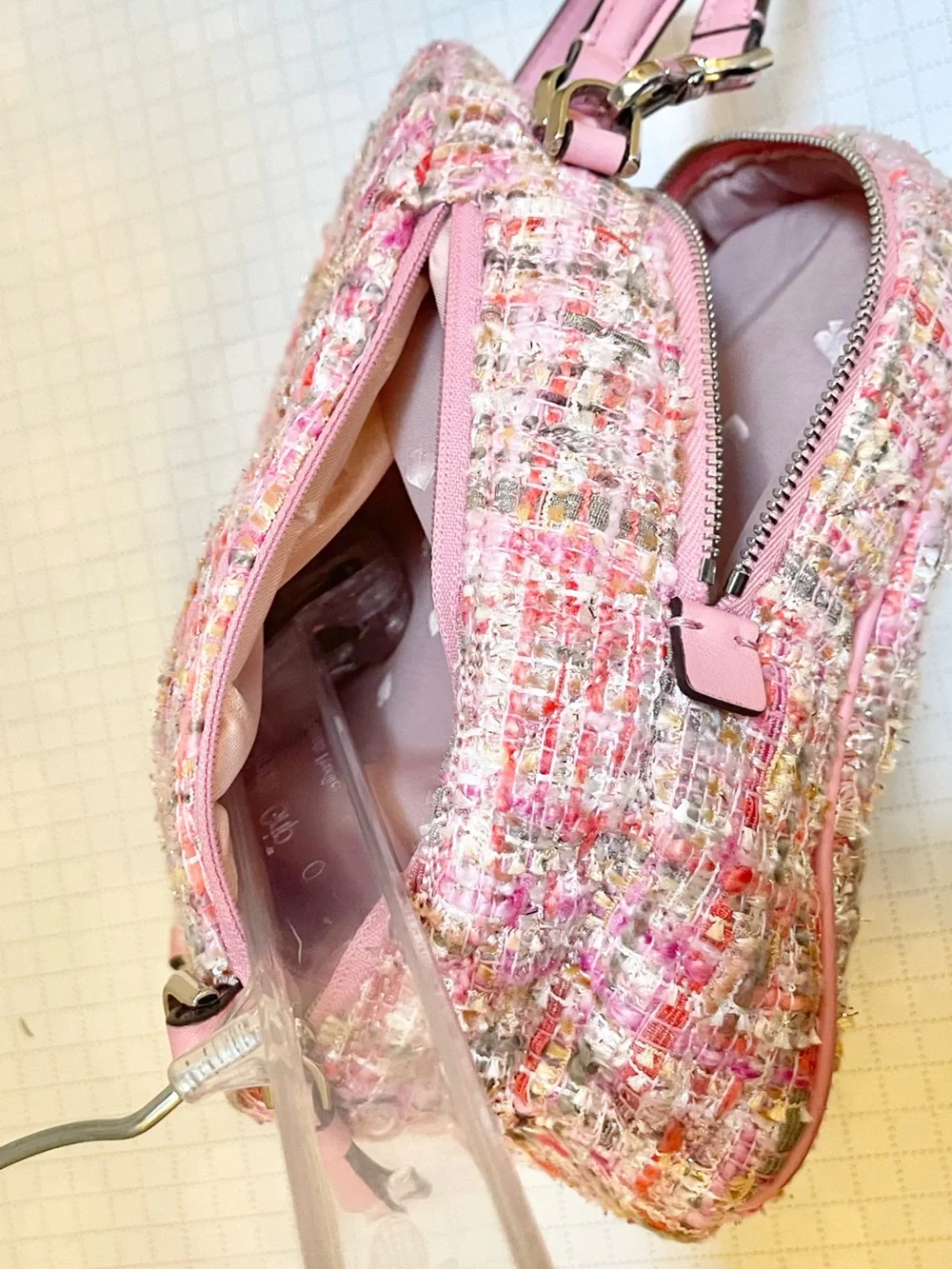 Authentic Kate Spade Briar lane quilted tweed mini bag